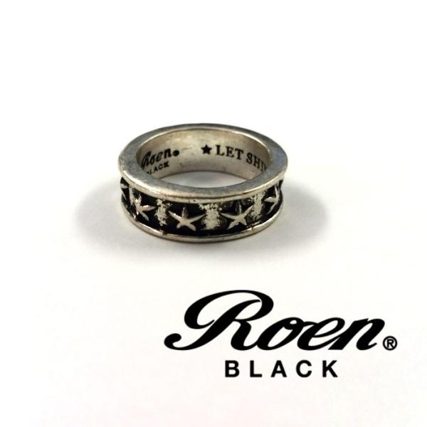 Roen BLACK ロエンブラック スターリング ro-652 星 アクセサリー メンズ シルバー リング 指輪 ペア :ro-652:UPPER  GATE 通販 