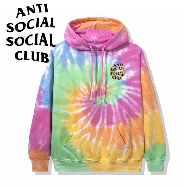 anti social social club パーカー アンチソーシャルソーシャルクラブ Good Rainbow Tie Dye Hoodie フーディー メンズ タイダイ レディース 長袖 upper-gate_tiedyehoodie