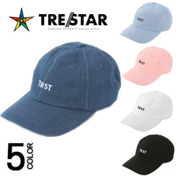 TRE☆STAR トレスター LOW CAP-TRST- キャップ 帽子 シックスパネル ロー カジュアル ストリート 星 スター