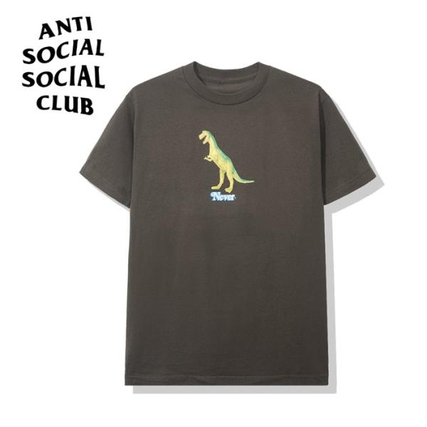 ANTI SOCIAL SOCIAL CLUB A`\[V\[VNu  Plastic T-Rex Brown Tee A`\[V Nu STUSSY  TVc uh