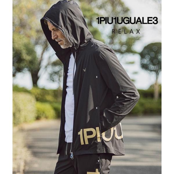 1PIU1UGUALE3 RELAX ウノピゥウノウグァーレトレ ランニングパーカー