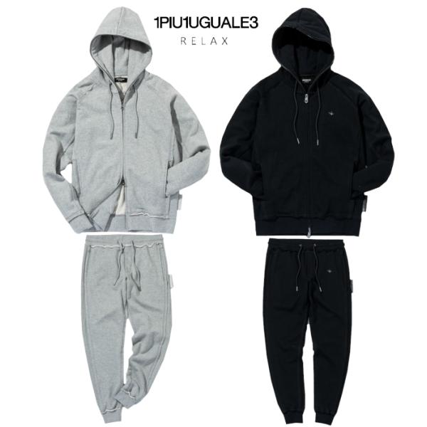 1PIU1UGUALE3 RELAX ウノピゥウノウグァーレトレ リラックス セットアップ メンズ カットオフ スウェット 男性 上下セット ジャージ ルームウェア