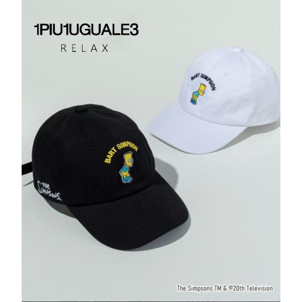 1PIU1UGUALE3 RELAX ウノピゥウノウグァーレトレ リラックス The Simpsons シンプソン キャップ 帽子 CAP カジュアル スポーツ フリーサイズ