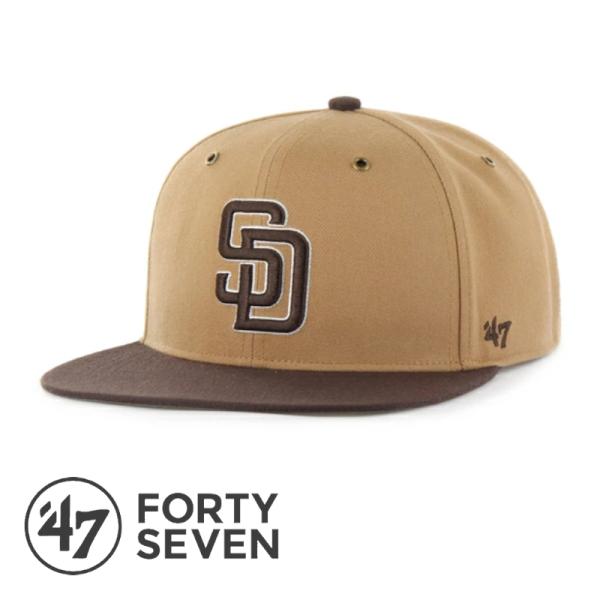 ’47 フォーティーセブン Padres Workshop CAPTAIN Camel × Brown パドレス 帽子 キャップ サンディエゴ MLB 野球 スポーツ ストリート