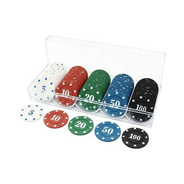 【Mirai.2022】 カジノチップセット ポーカー ブラックジャック コイン おもちゃ チップ テーブルゲーム