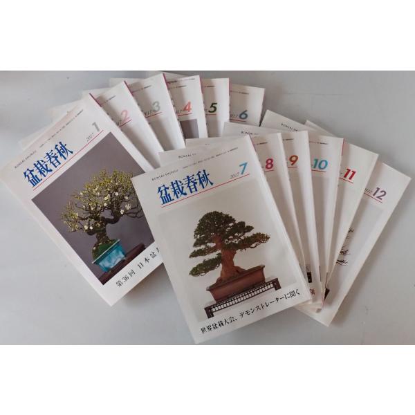 日本盆栽協会誌 48号 49号50号 と盆栽春秋 128冊 盆栽春秋 2017/01-2017/12 : 株式会社Wit tech古書Upproヤフー店