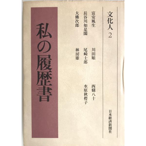 ・書名：私の履歴書・ISBN：4532030722・著者：日本経済新聞社 編・出版元：日本経済新聞社・刊行年：1983.10・解説：・状態：可・保管場所：