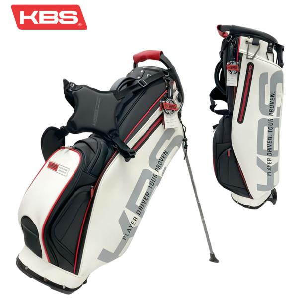 BEAMS GOLF スタンド式ゴルフバッグ ホワイト BEAMS GOLF キャディバッグ ホワイト スタンド BEAMS GOLFビームス