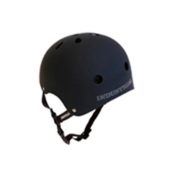 INDUSTRIAL（インダストリアル) ヘルメット 黒(ブラック)「子供〜大人サイズ」スケボー スノボー BMX インライン 自転車 プロテクター