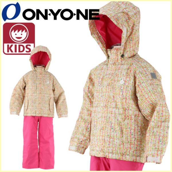 ジャケットパンツセット ピンク RESEEDA 上下セット ONNYONE スキーウェア 100 110 120 オンヨネ レセーダ キッズ