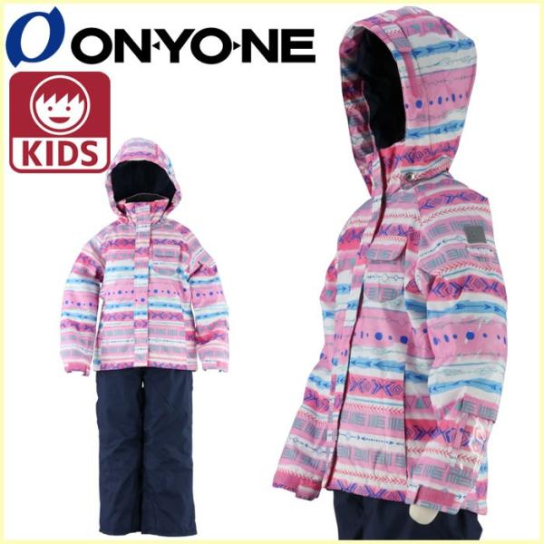 ジャケットパンツセット ピンク RESEEDA 上下セット ONNYONE スキーウェア 100 110 120 オンヨネ レセーダ キッズ