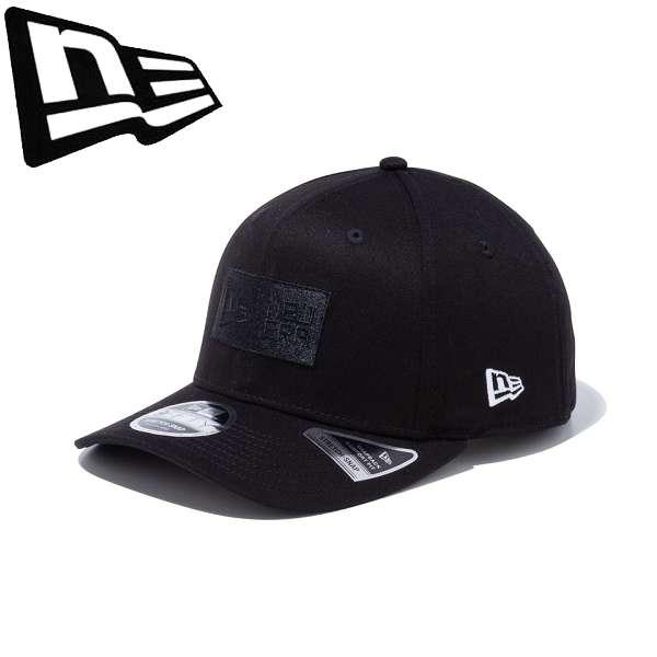 ◆◆ ＜ニューエラ＞ NEWERA キャップ 9FIFTY ストレッチスナップ ボックスロゴ ブラック × ブラック 14524916