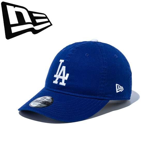 ◆◆ ＜ニューエラ＞ NEWERA キャップ 9THIRTY ロングバイザー ロサンゼルス・ドジャース ウォッシュドコットン ダークロイヤル × ホワイト 14527274