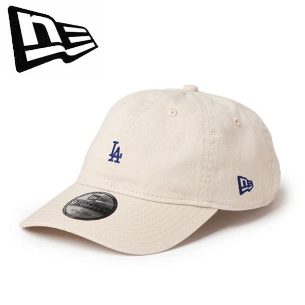 即納可★【NEW ERA】ニューエラ キャップ 9TWENTY ウォッシュドコットン Mini Logo ロサンゼルス・ドジャース ストーン/ブルーインク 14942676