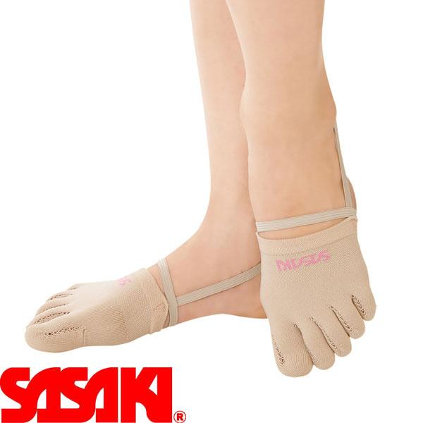 ■商品説明※こちらの商品はメーカー取り寄せ商品となっております。ご注文後、メール便での発送となります。※あす着、代引き、日時指定が不可となります。新体操シューズの常識を変えたSASAKIのデミシューズに、5本指タイプができました！ストレッチ...