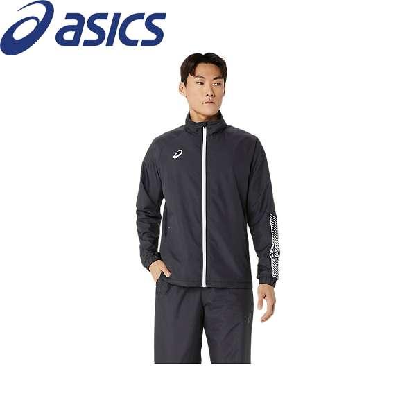 ◆◆ ＜アシックス＞ ASICS 裏トリコットウインドブレーカージャケット (002：パフォーマンスブラック×ブリリアントホワイト) 2031E745-002 ASICS（アシックス） ◇◇ ＜アシックス＞ 裏トリコットウインド