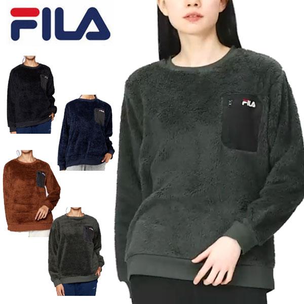 FILA（フィラ） 即納可☆【FILA】フィラ エアシャギークルー ボア