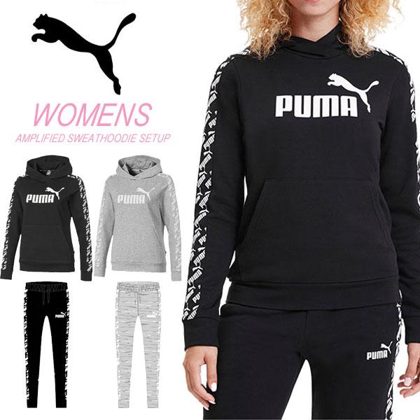 即納可 Puma プーマ Amplified スウェットフーデッド ジャケット パンツ レディース スウェット上下セット 52 5843 52 5843 Skw アップステアーズ 通販 Yahoo ショッピング
