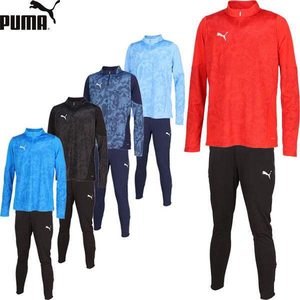 ◆◆ ＜プーマ＞ PUMA TEAMCUP トレーニング1/4ジップトップ＆スリムパンツ メンズ ジャージ 上下セット サッカー 660216-660208 PUMA（プーマ） ◇◇ ＜プーマ＞ PUMA TEAMCUP トレーニング1/4ジップ