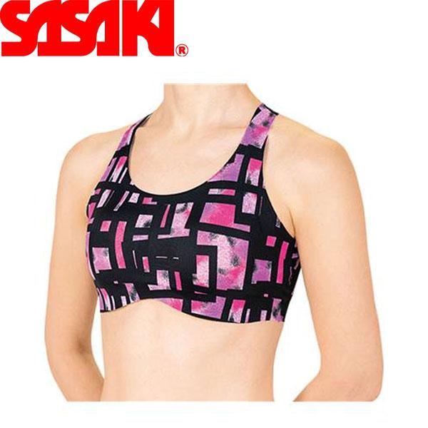 ◆◆◎メール便発送 ＜ササキ＞ SASAKI シームレスYバックブラトップ(カップポケット付き) 新体操 7052
