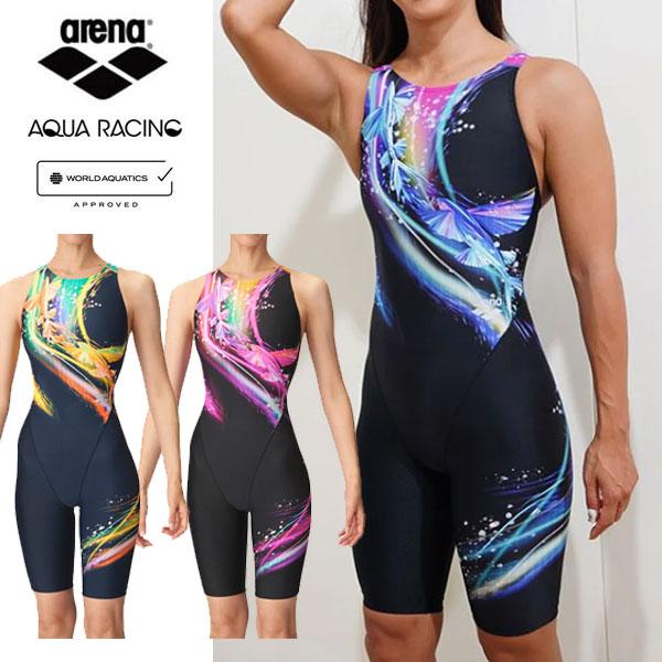 メール便発送 即納可★ 【ARENA】アリーナ 【WA承認】レーシングワンピーススパッツ（オープンバック・ハーフレッグ）レーシング 水泳 AS4FRC56W アリーナ（arena） メール便発送 即納可☆ 【ARENA】アリーナ 【WA承認