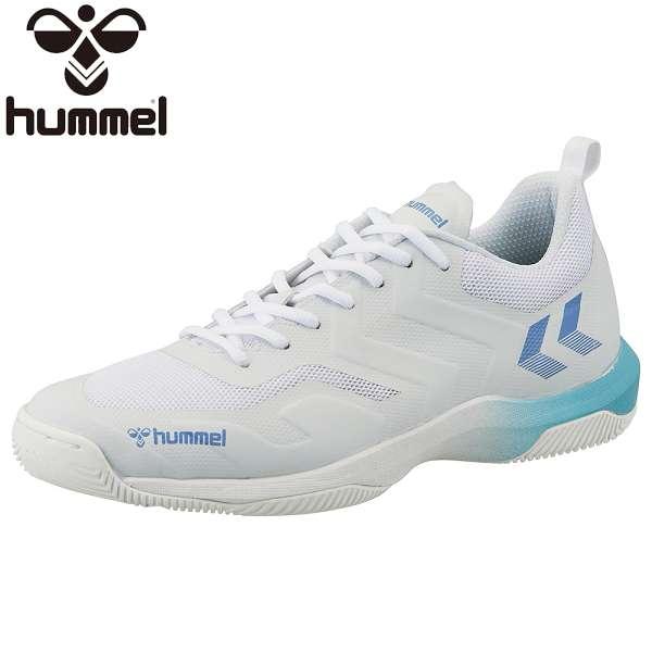 ◆◆ ＜ヒュンメル＞ HUMMEL レジェンドフライ 6.0 ホワイト×ライトブルー HAS8042 (1067) ハンドボール インドア用シューズ hummel（ヒュンメル） ◇◇ ＜ヒュンメル＞ レジェンドフライ 6.0
