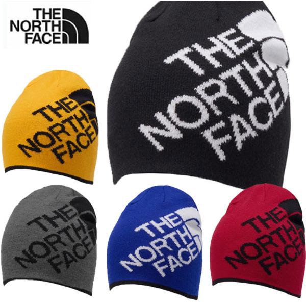 メール便発送 即納可☆【THE NORTH FACE】ノースフェイス リバーシブルTNFバナービーニー ユニセックス 帽子 ビーニー NN42677