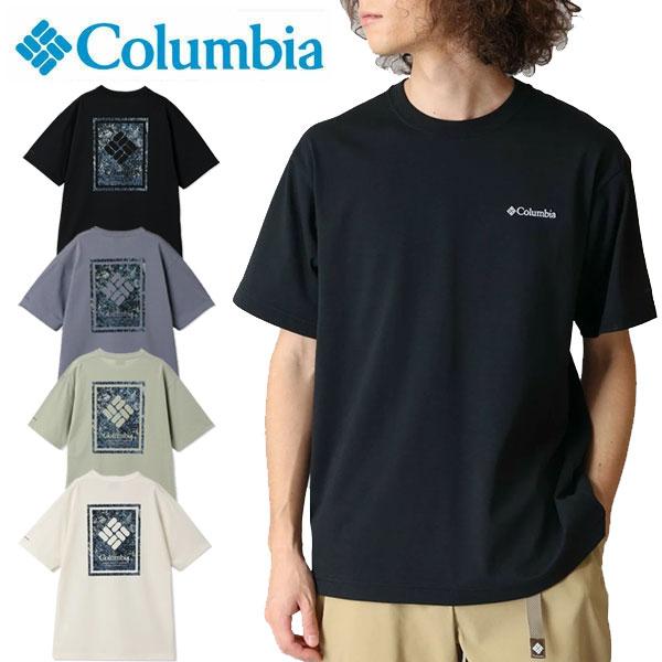 メール便発送 即納可★ 【Columbia】コロンビア ヤハラフォレストグラフィックショートスリーブTシャツ 半袖 メンズ PG5174