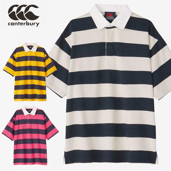 メール便発送 即納可☆【canterbury】カンタベリー ショートスリーブ 2.5インチ ラガーシャツ (ユニセックス) RA34136 カンタベリー（Canterbury） メール便発送 即納可☆【canterbury