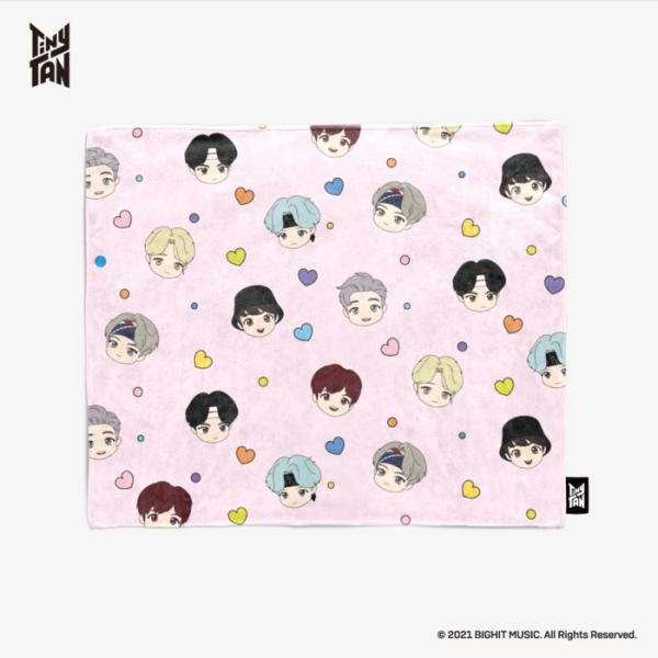 BTS.テテちゃんブランケット BTS 防弾少年団 TinyTAN(タイニータン) Big Face Blanket