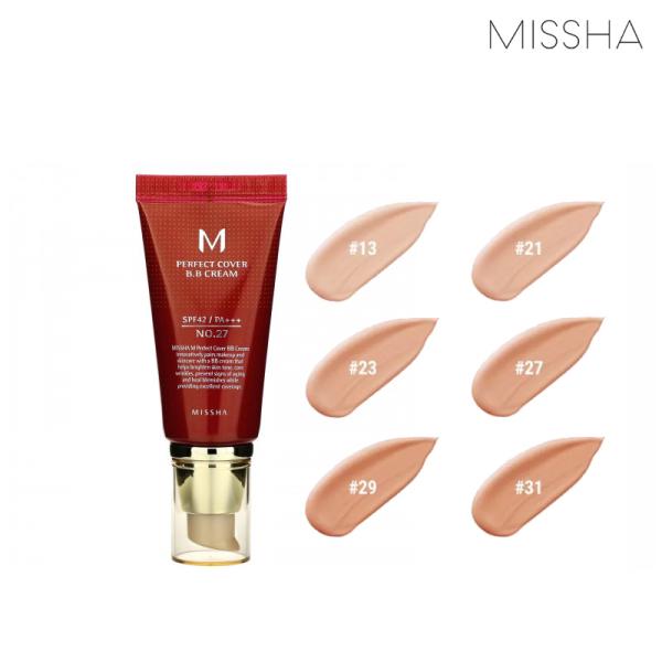 MISSHA ミシャ Mパーフェクトカバー BBクリーム SPF42/PA+++ 50ml #27