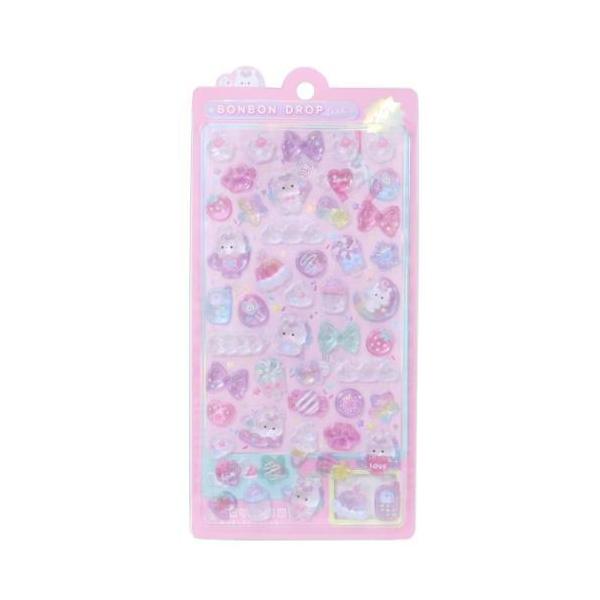 クーリア　まとめ売り　正規品　ボンボンドロップ　いろんなシール　１０枚セット Q-LiA（クーリア） 正規品 01041 ボンボンドロップシール ゆにこん