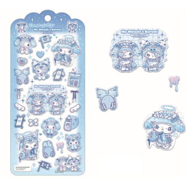 12月25日入荷しました！ガーリーでキュートなDOLLY MIXとマイメロディ&amp;クロミのコラボレーション☆■仕様内容■販売サイズ：約W200×H95m/mシール：エポキシシール+ホログラム箔日本郵便クリックポスト（追跡可能）でのお届...