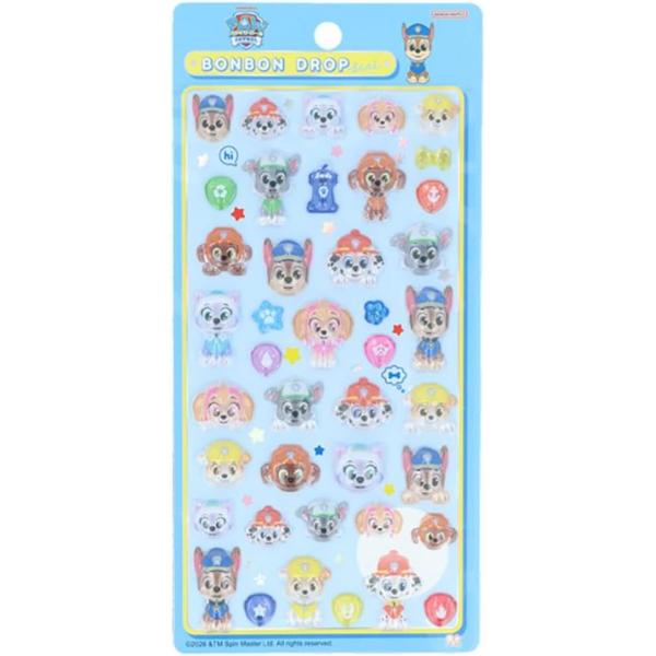 ボンボンドロップシール 正規品 パウ・パトロール グッズ  バッジ パウパト シール パウパトロール S8816697