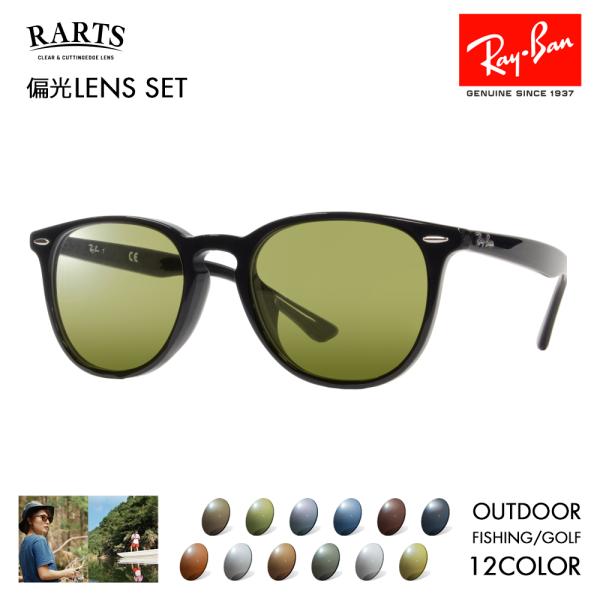 レイバン アーツ偏光レンズセット サングラス メガネ Ray-Ban RayBan RX7159F 2000 52 フルフィット ウェリントン アイコン ICONS 伊達メガネ 眼鏡 メガネ