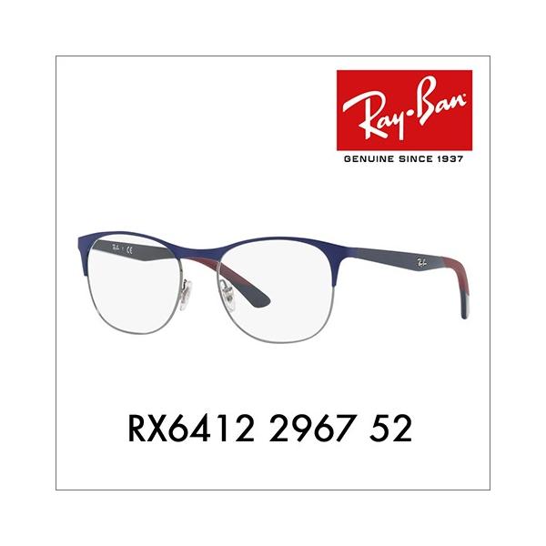IXXi Co Kl t[ Ray-Ban RayBan RX6412 2967 52 ^ EFg ɒBKl ዾ