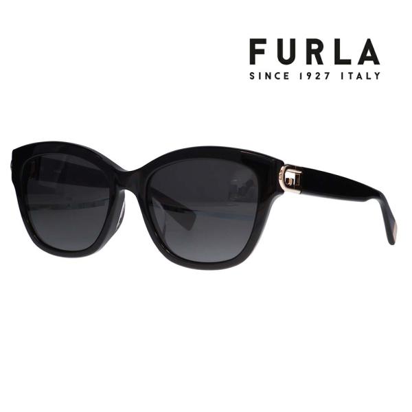 FURLA フルラ サングラス メガネ SFU852J 0700 53 ウェリントン セル ジャパンモデル レディース