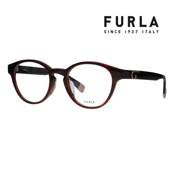 FURLA フルラ 眼鏡 伊達メガネ VFU862J 0836 49 ボストン セル ジャパンモデル レディース