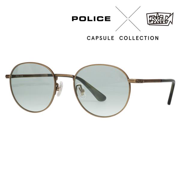 ポリス サングラス POLICE EXITカプセルコレクション第3弾 SPLD94J RINN 51 イグジット りんたろー。 兼近大樹 かねち ROADIE ラウンド メタル 伊眼眼鏡