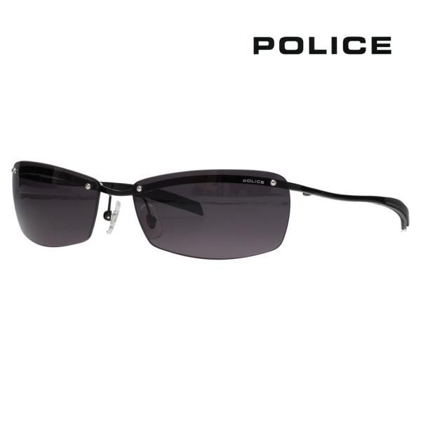 ポリス サングラス S8167J 0530 62 POLICE チタニウム MADE IN JAPAN 復刻別注モデル 別注カラー ツーポイント 縁なし リムレス スクエア ジャパンモデル