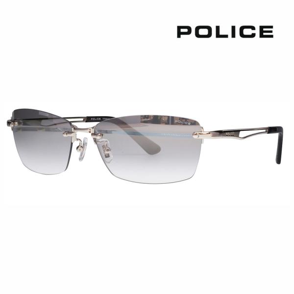 ポリス POLICE SPLQ06J 583X 60 サングラス 2025年モデル スクエア ツーポイント メンズ ミラー