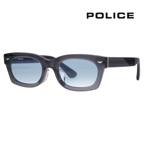 ポリス POLICE SPLT95K 09HP 54 サングラス オーバル スクエア セル メンズ 水上恒司着用