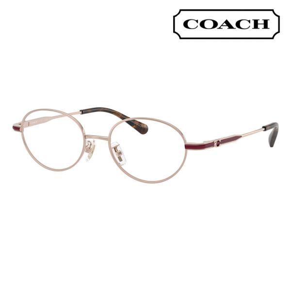コーチ COACH メガネフレーム HC5189TD 9331 50 オーバル メタル チタン アジアンモデル レディース