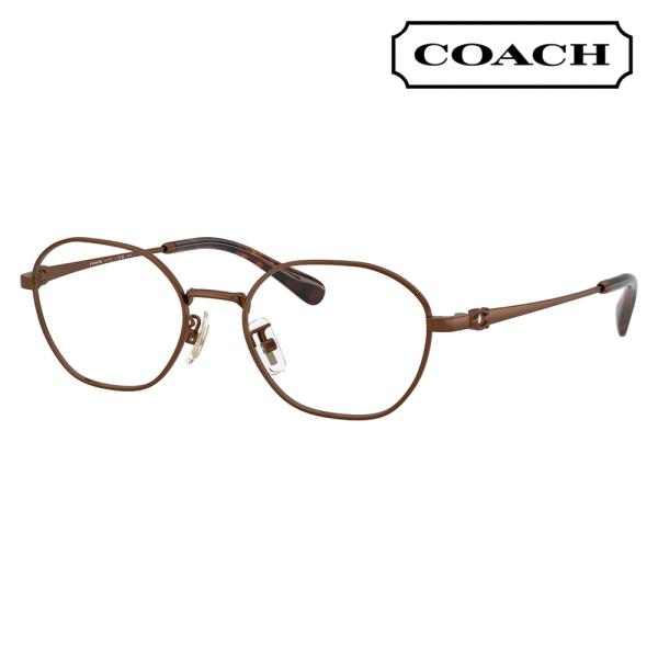 コーチ COACH メガネフレーム HC5194TD 9410 50 オーバル メタル チタン アジアンモデル レディース 眼鏡 伊達メガネ