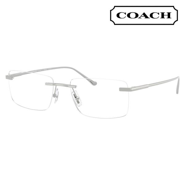 コーチ COACH メガネフレーム HC5196TD 9001 56 スクエア ツーポイント チタン アジアンモデル メンズ レディース