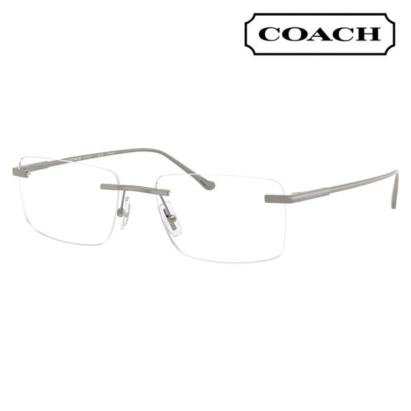 コーチ COACH メガネフレーム HC5196TD 9004 56 スクエア ツーポイント チタン アジアンモデル メンズ レディース