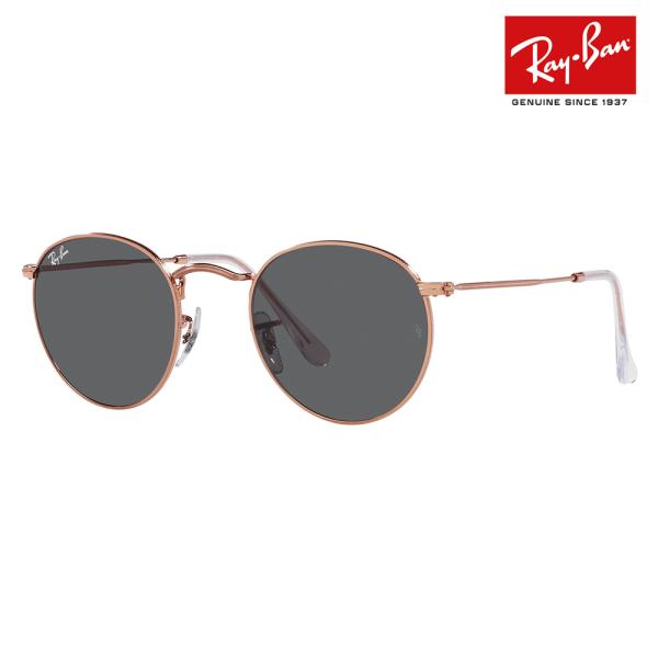 レイバン サングラス 純正レンズ対応 RB3447 9202B1 47 50 53 ROUND METAL ROSE GOLD ラウンドメタル クラシック MADE IN ITALY Ray Ban