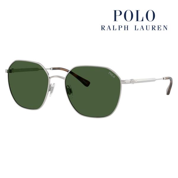 POLO RALPH LAUREN ポロラルフローレン サングラス PH3160 942371 56 多角形 クラシック メタル メンズ
