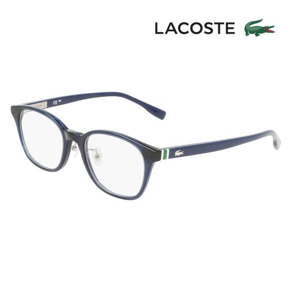ラコステ メガネフレーム L2943LB 001 49 LACOSTE アセテート ウェリントン スクエア 伊達眼鏡 メンズ レディース