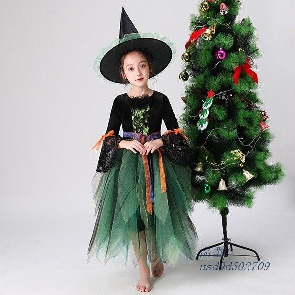 キッズ 文化祭 学園祭 クリスマス パーティー仮装 ハロウィーン ドレス コスチューム ハット付き お姫様 女の子 ジュニア 魔女 演出服 Www Dayanalangaro Com Br